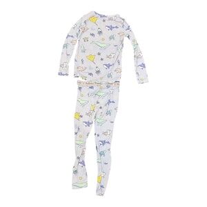 Bellabu Bear 2T Bamboo Pajamas, Super Soft, Blue Ocean Animals, Toddler Boy